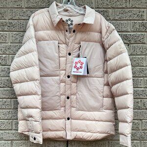 Obermeyer Explorer Down Shirt Cement NWT Large